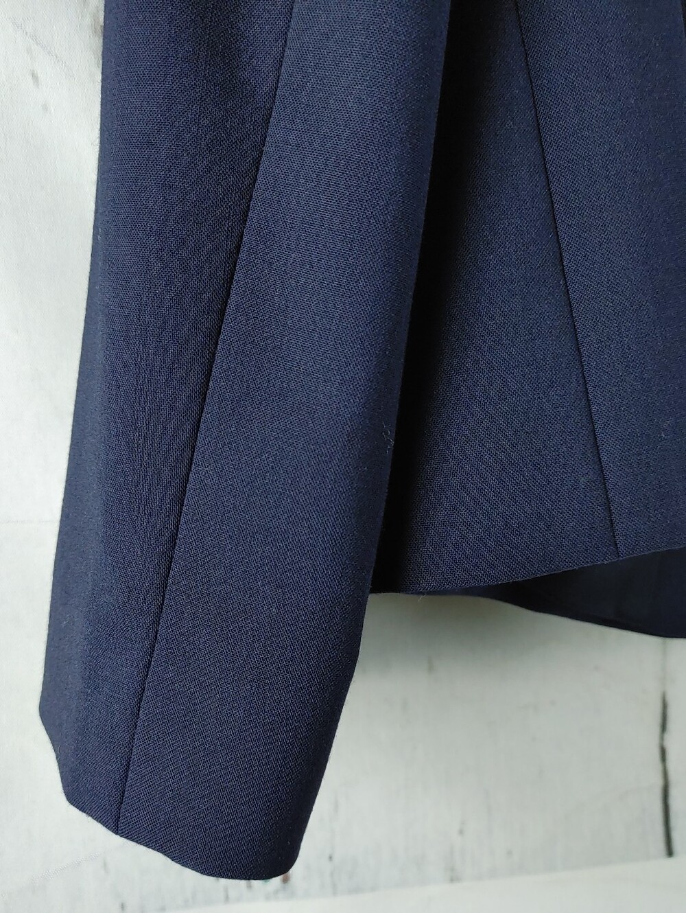 Alex Evenings Navy Blue Tailored Blazer Size 4P - Picture 10 of 16